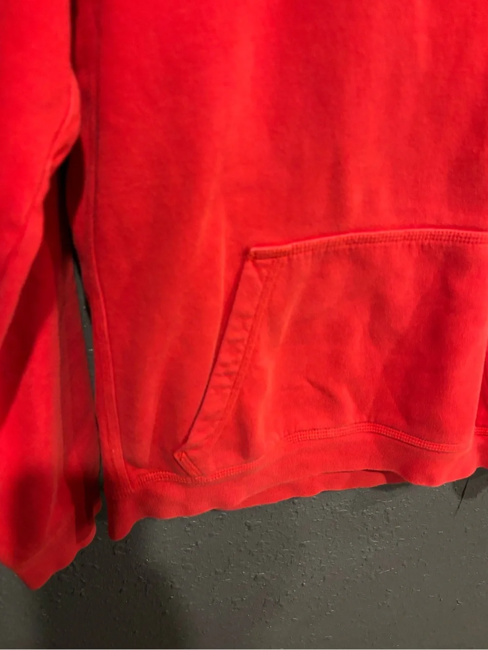 Kids Nike Red Pullover Hoodie Sweatshirt